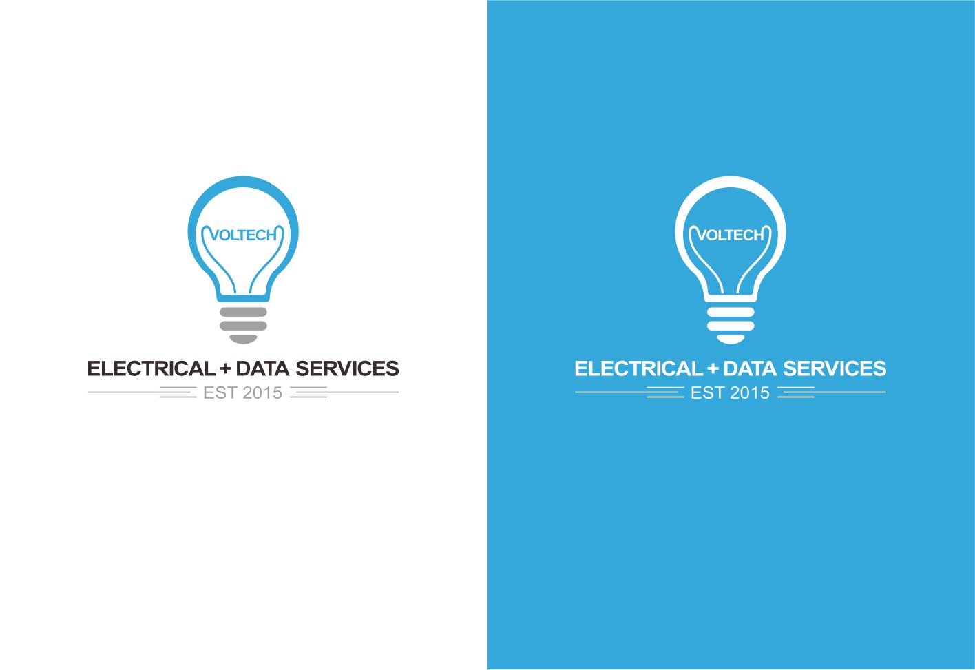Logo Design by triasmoro for Voltech Electrical & Data Services | Design #6551946