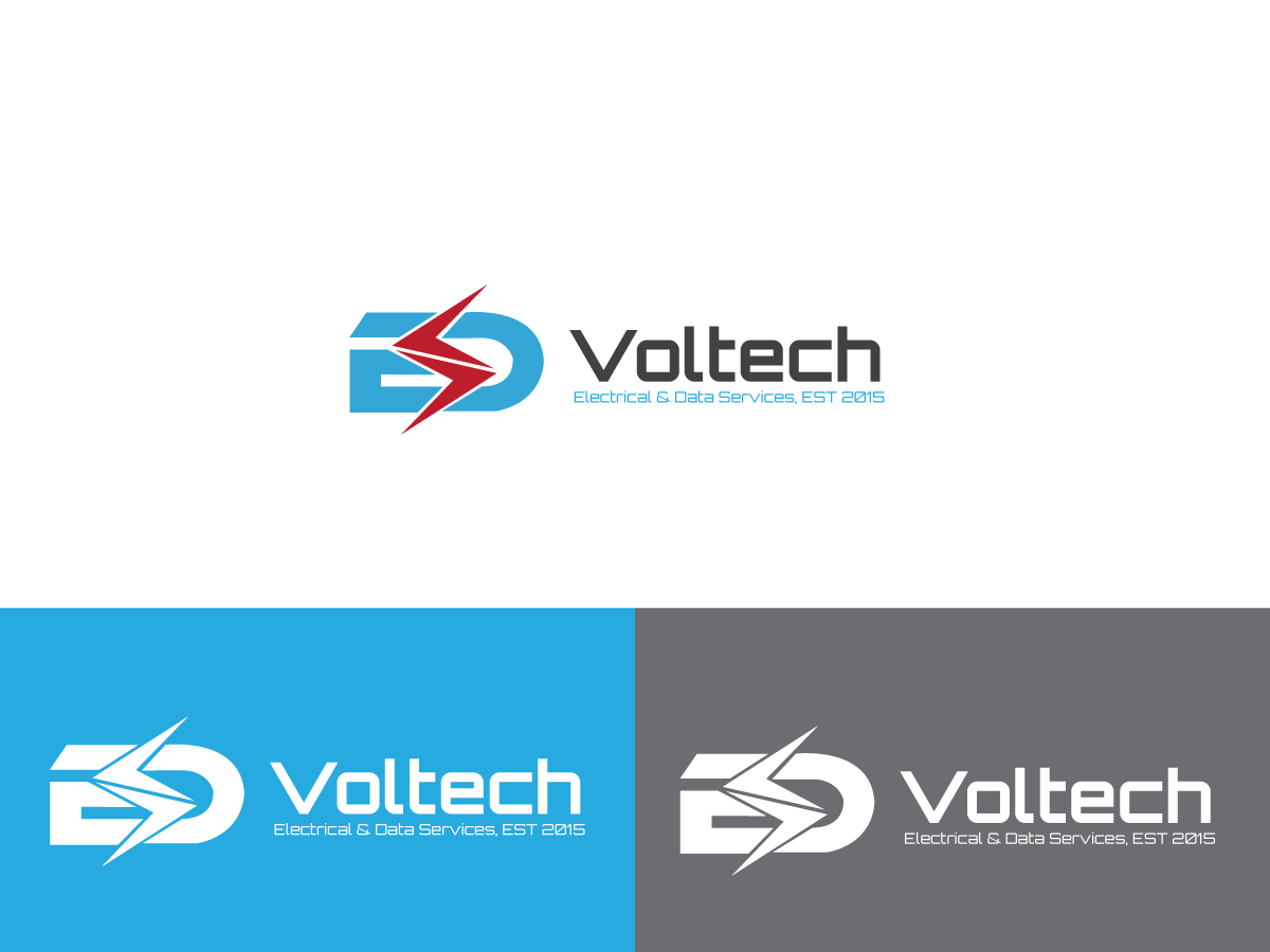 Logo Design by Anyl Thapa for Voltech Electrical & Data Services | Design #6547278