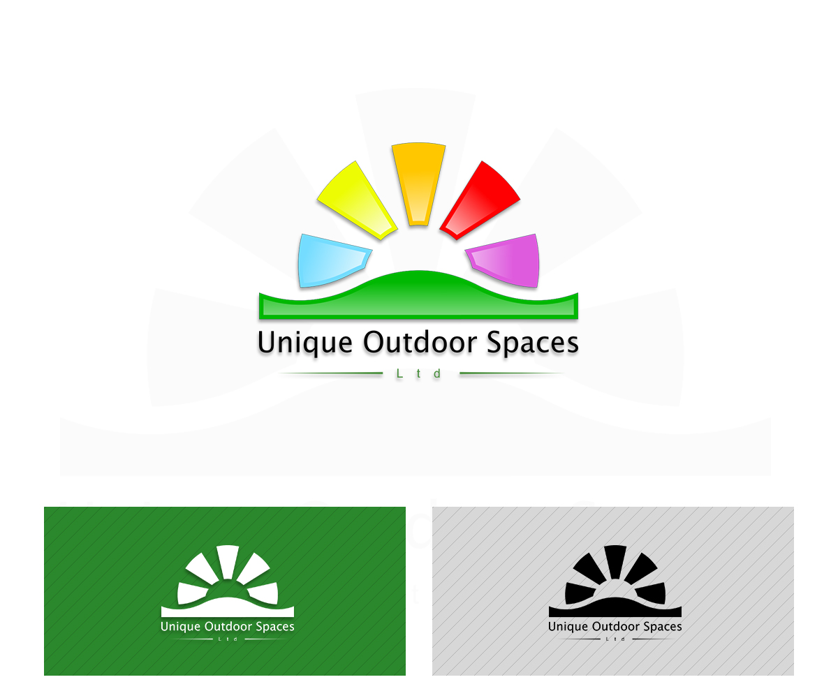 Logo Design by damian for unique outdoor spaces ltd | Design #6549384