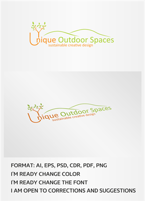 Logo Design by artsterdam for unique outdoor spaces ltd | Design: #6554650