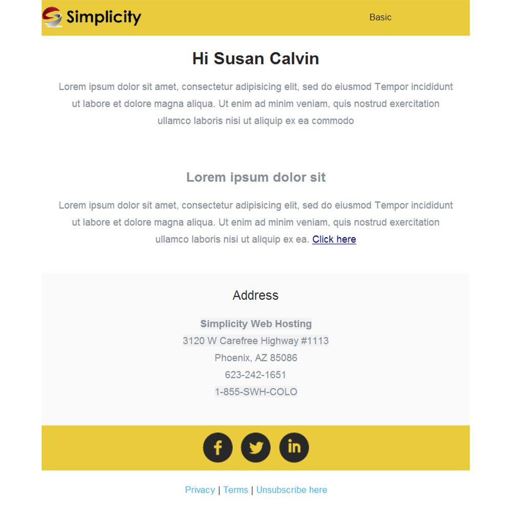 Email Marketing Design by BC Arts for Simplicity | Design #6609533