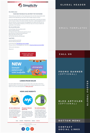 Email Marketing Design by gfxer for Simplicity | Design: #6610372