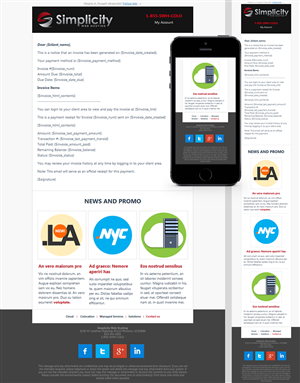 Email Marketing Design by gfxer for Simplicity | Design: #6630571