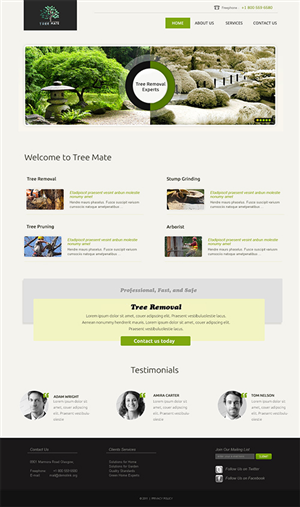 Web Design by Karthik_Designer for this project | Design: #6603270