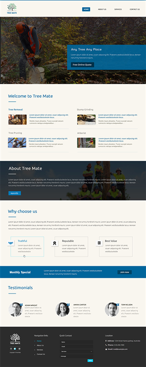 Web Design by Karthik_Designer for this project | Design: #6637366
