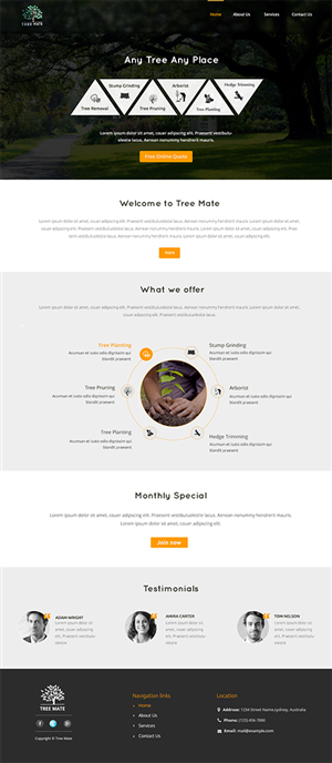 Web Design by Karthik_Designer for this project | Design: #6637399