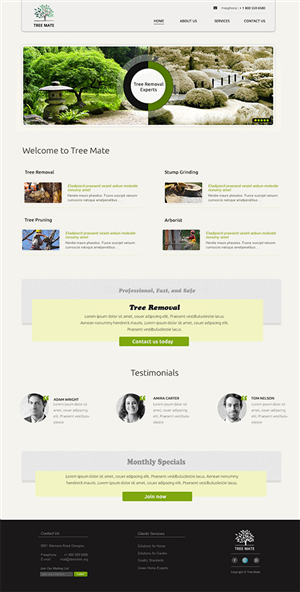 Web Design by Karthik_Designer for this project | Design: #6637413