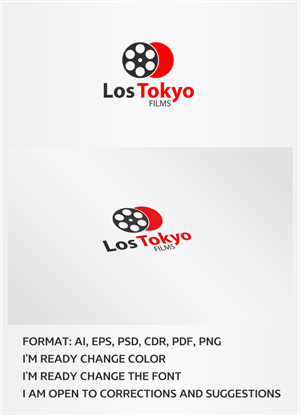 Diseño de Logo por artsterdam para Los Tokyo Films | Diseño: #6549984