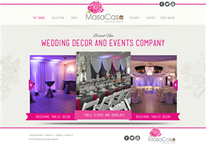 New Wedding Decor Web Design Project - GUARANTEED PAYMENT | Web Design by TechWise