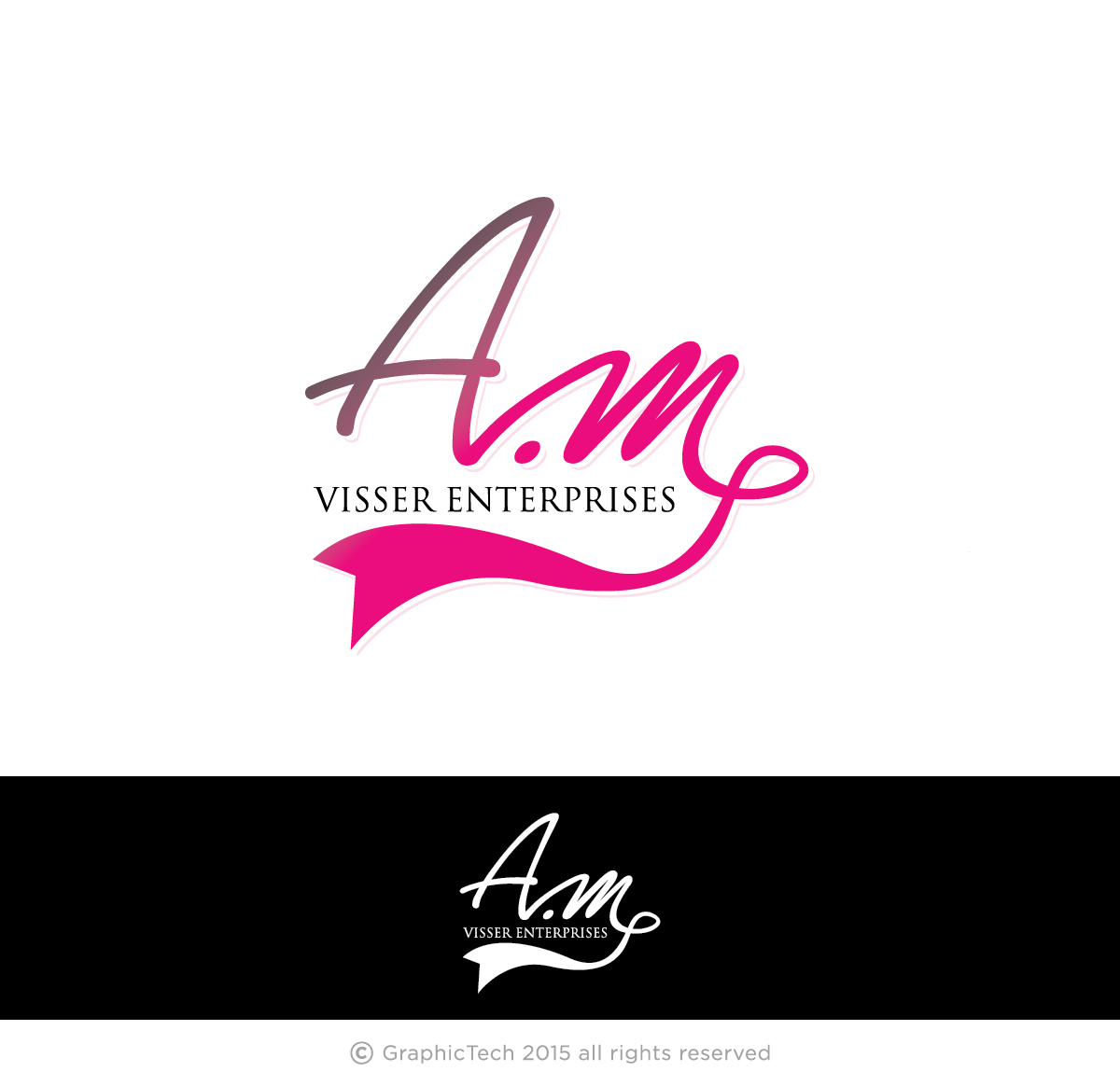 Logo Design by GraphicTec for A.M Visser Enterprises  | Design #6574151