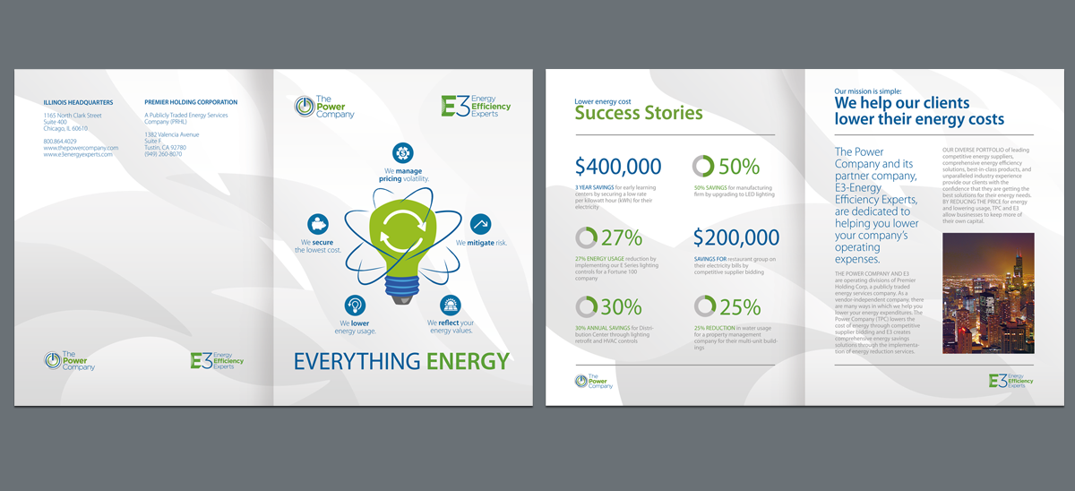 Brochure Design by Victor_pro for The Power Company | Design #6581463