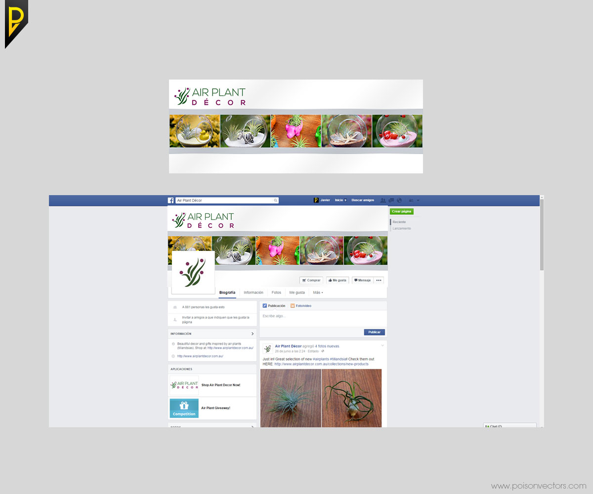 Diseño de Facebook por poisonvectors para este proyecto | Diseño #6576518