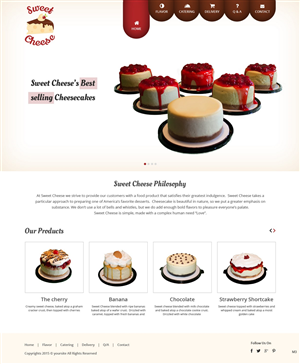 Web Design by pb for Sweet Cheese | Design: #6594534