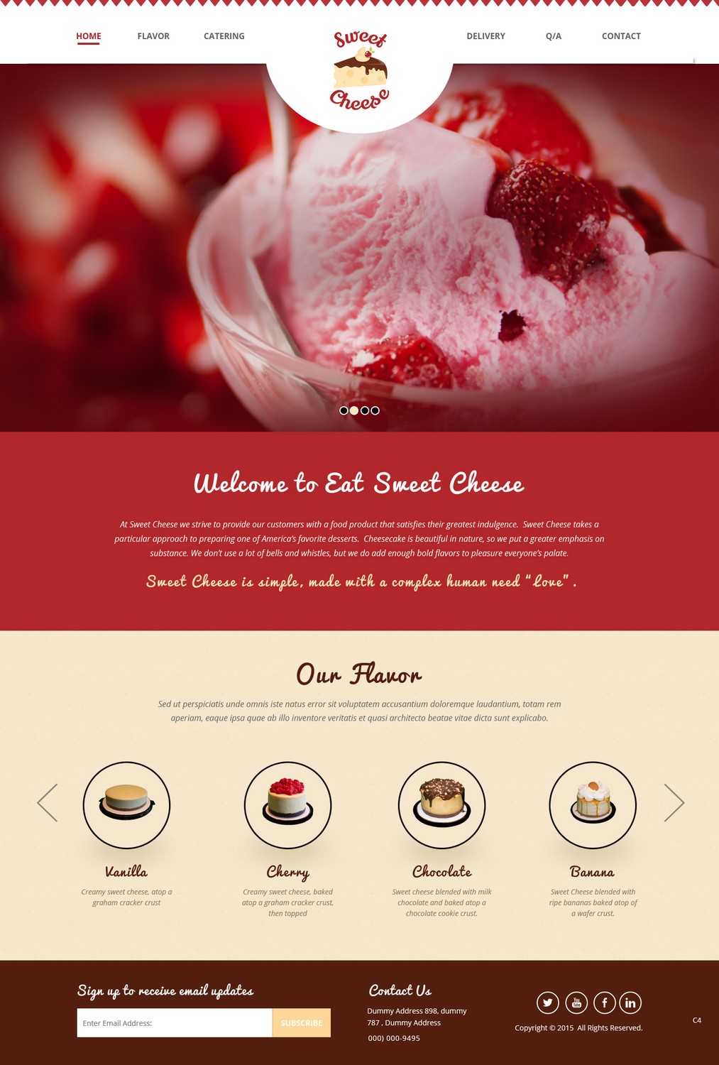 Web Design by pb for Sweet Cheese | Design #6594539