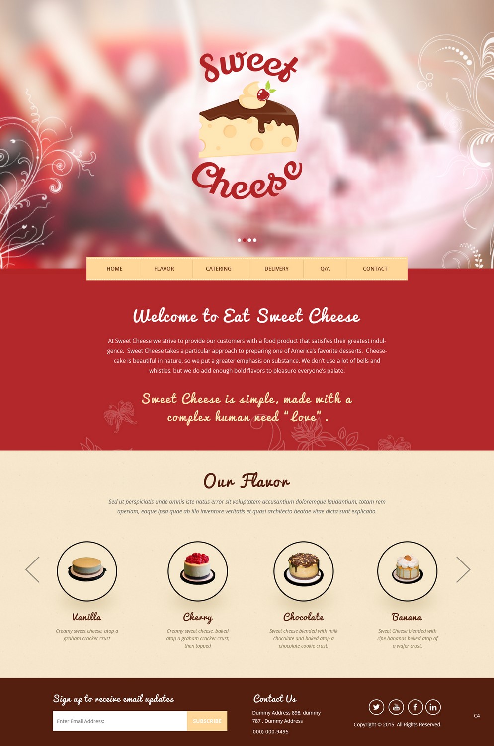 Web Design by pb for Sweet Cheese | Design #6594544