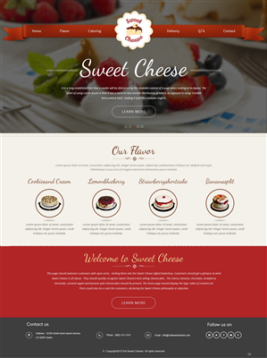 Web Design by pb for Sweet Cheese | Design: #6594550