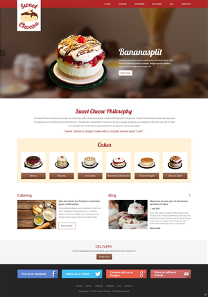 Web Design by pb for Sweet Cheese | Design: #6594564