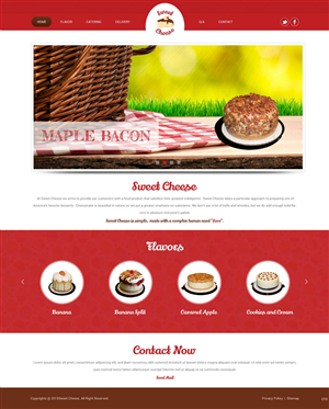 Web Design by pb for Sweet Cheese | Design: #6603556
