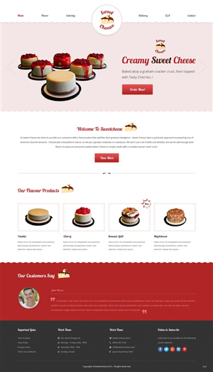 Web Design by pb for Sweet Cheese | Design: #6603569