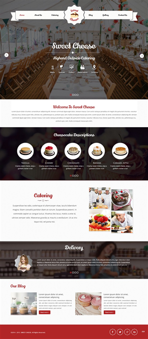 Web Design by pb for Sweet Cheese | Design: #6603573