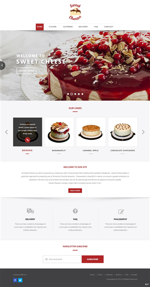 Web Design by pb for Sweet Cheese | Design: #6603577