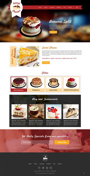 Web Design by pb for Sweet Cheese | Design: #6611812