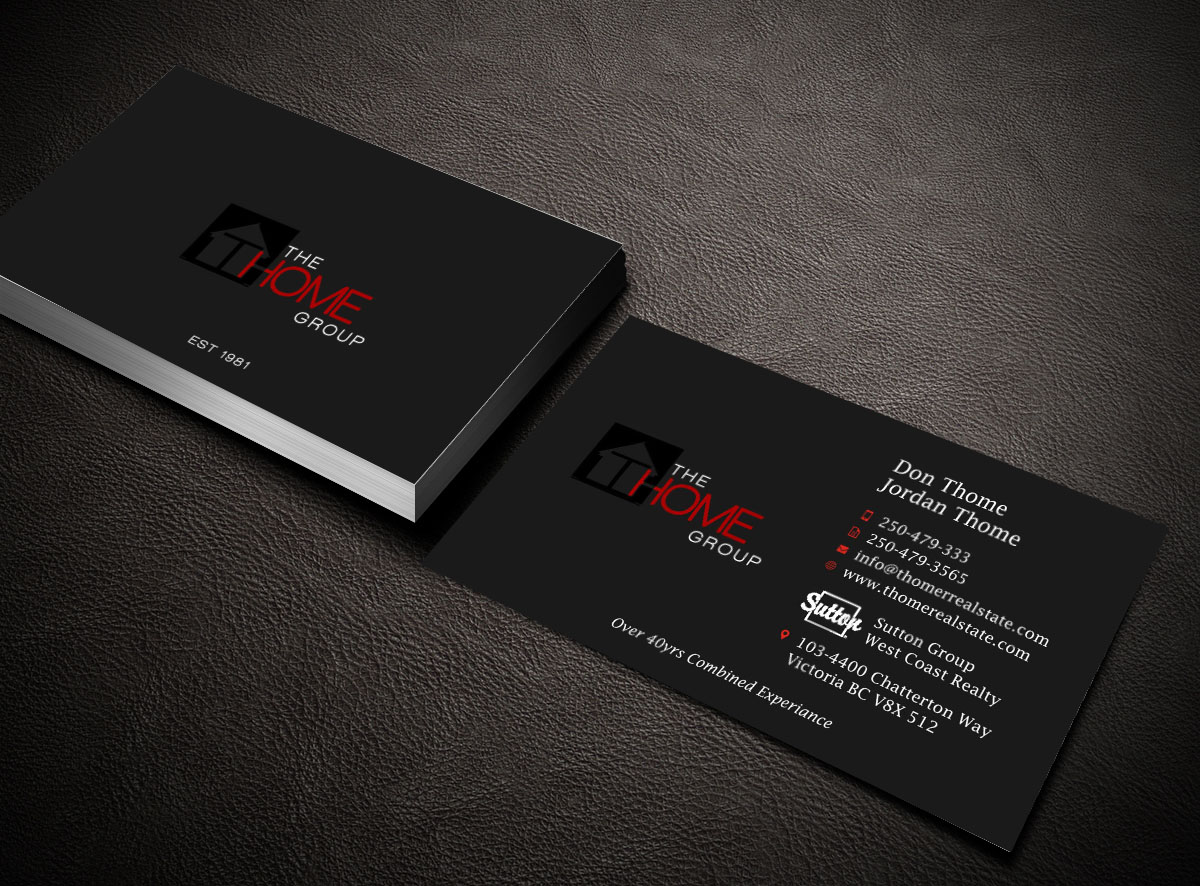 Business Card Design by Poonam Gupta for The Thome Group  | Design: #6646491