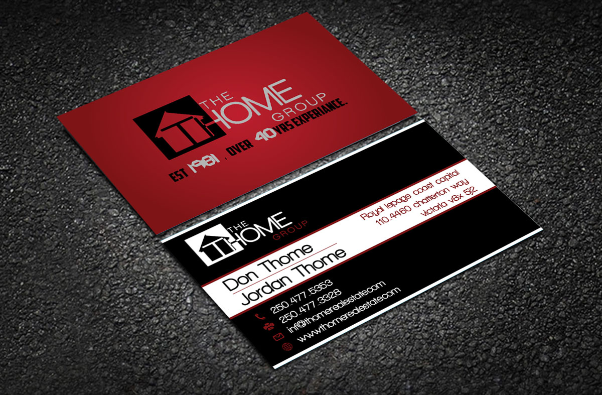 Business Card Design by Verified artistry (Design garden) for The Thome Group  | Design #6558295