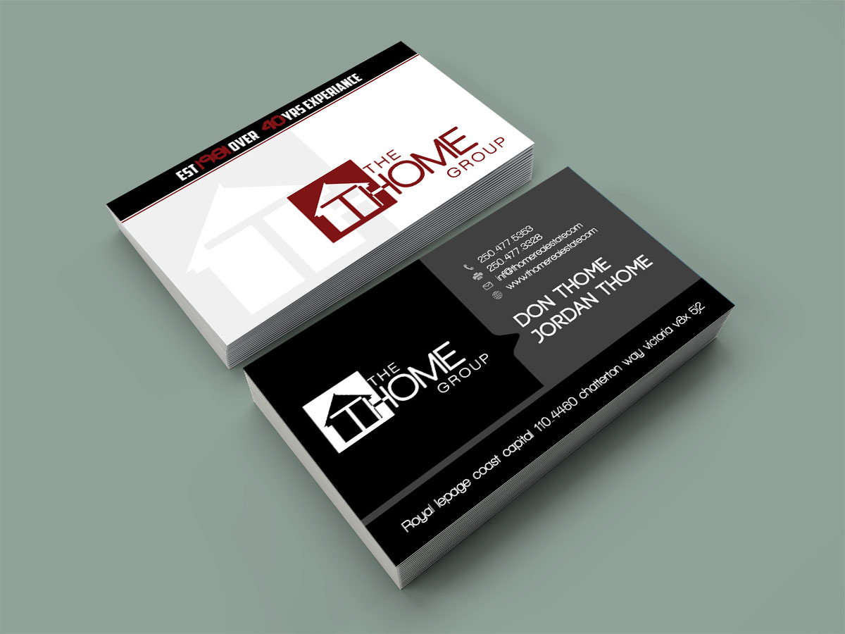 Business Card Design by Verified artistry for The Thome Group  | Design #6558313
