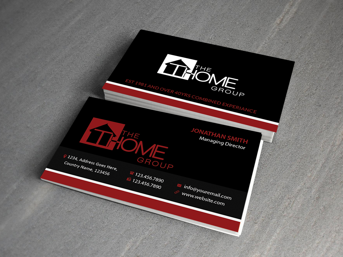 Business Card Design by Creations Box 2015 for The Thome Group  | Design #6560742