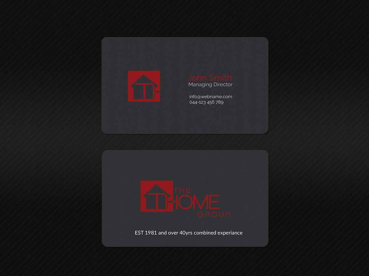 Business Card Design by Creations Box 2015 for The Thome Group  | Design #6560743