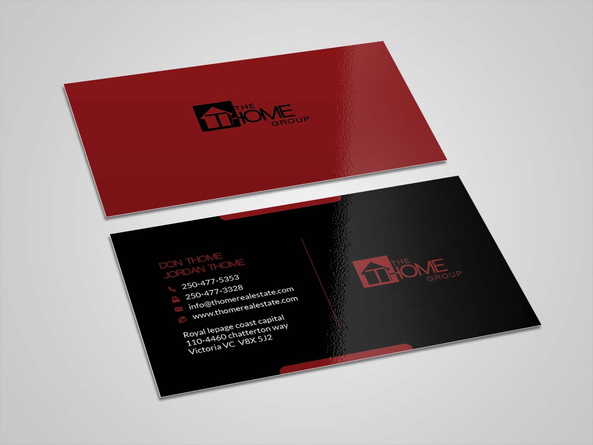 Business Card Design by zillurrahman800 for The Thome Group  | Design #6627399