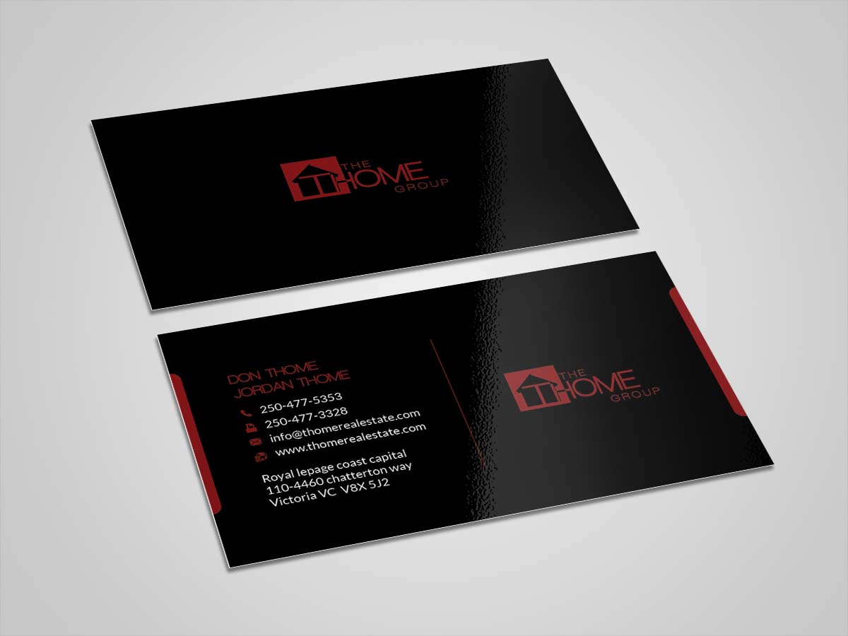 Business Card Design by zillurrahman800 for The Thome Group  | Design #6627404