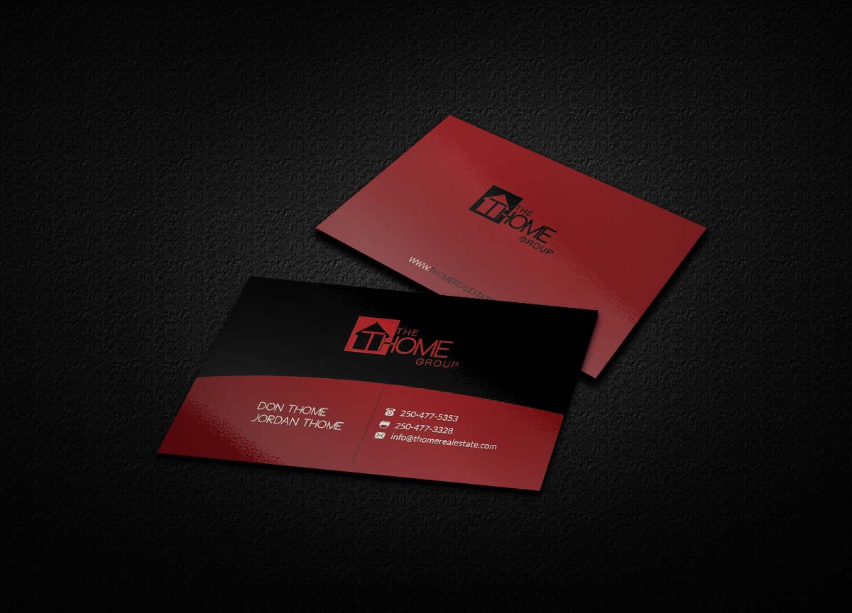 Business Card Design by zillurrahman800 for The Thome Group  | Design #6627410