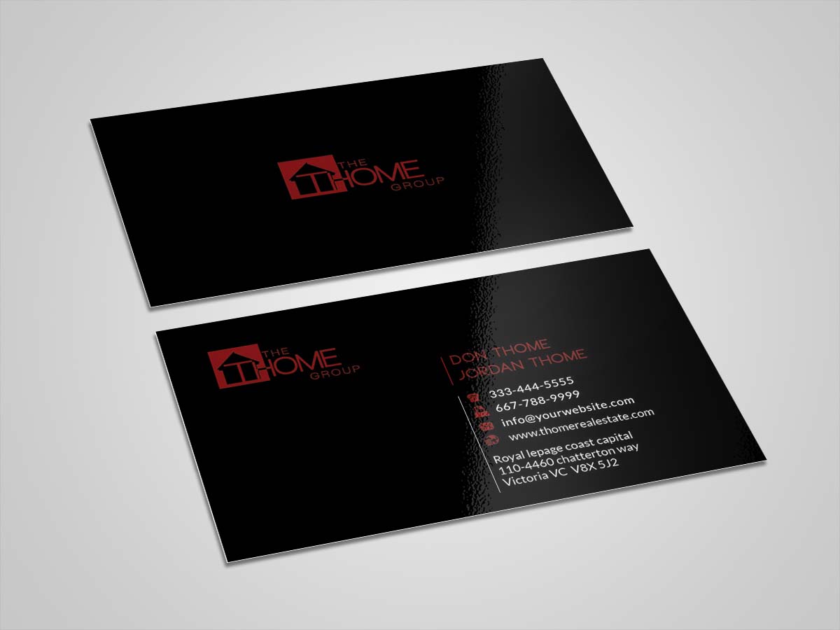 Business Card Design by zillurrahman800 for The Thome Group  | Design #6627420