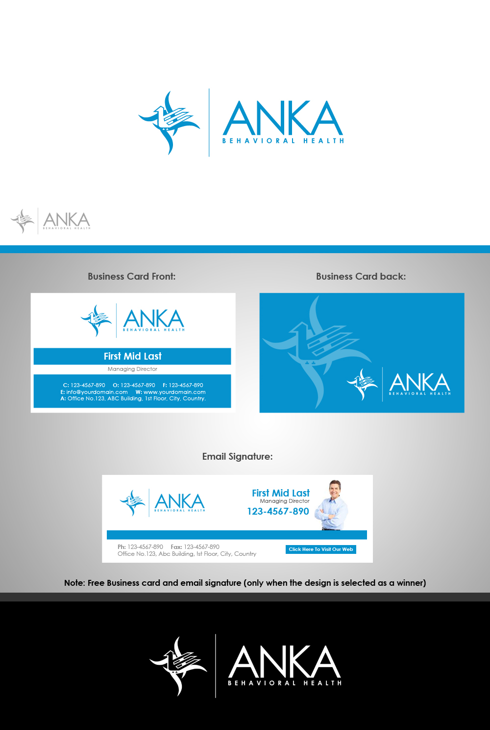 Diseño de Logo por Moustache-Graphics para Anka Behavioral Health, Inc. | Diseño #6554758