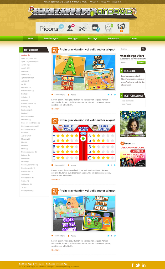 Wordpress Design by Mayank Patel for this project | Design #1722856