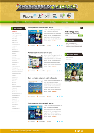 Wordpress Design by Mayank Patel for this project | Design: #1727527