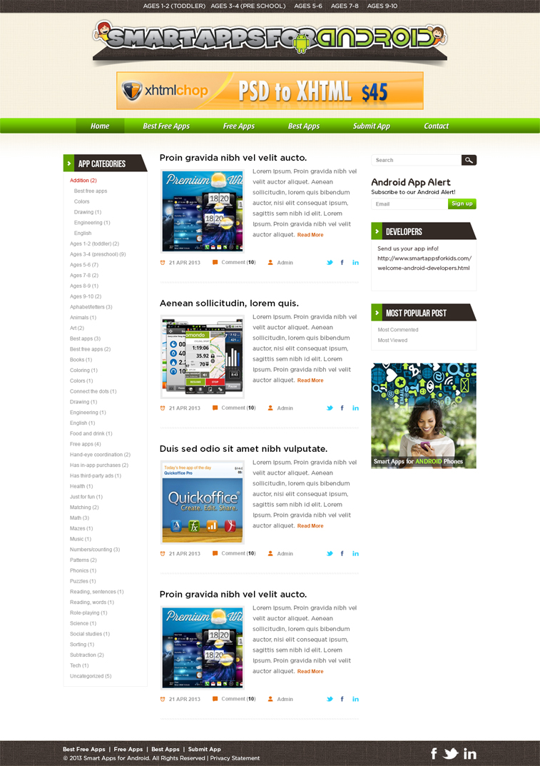 Wordpress Design by Mayank Patel for this project | Design: #1734487
