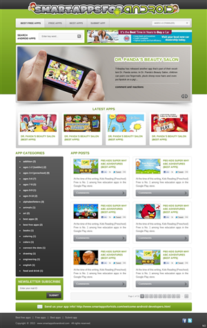 Wordpress Design by pb for this project | Design: #1721806