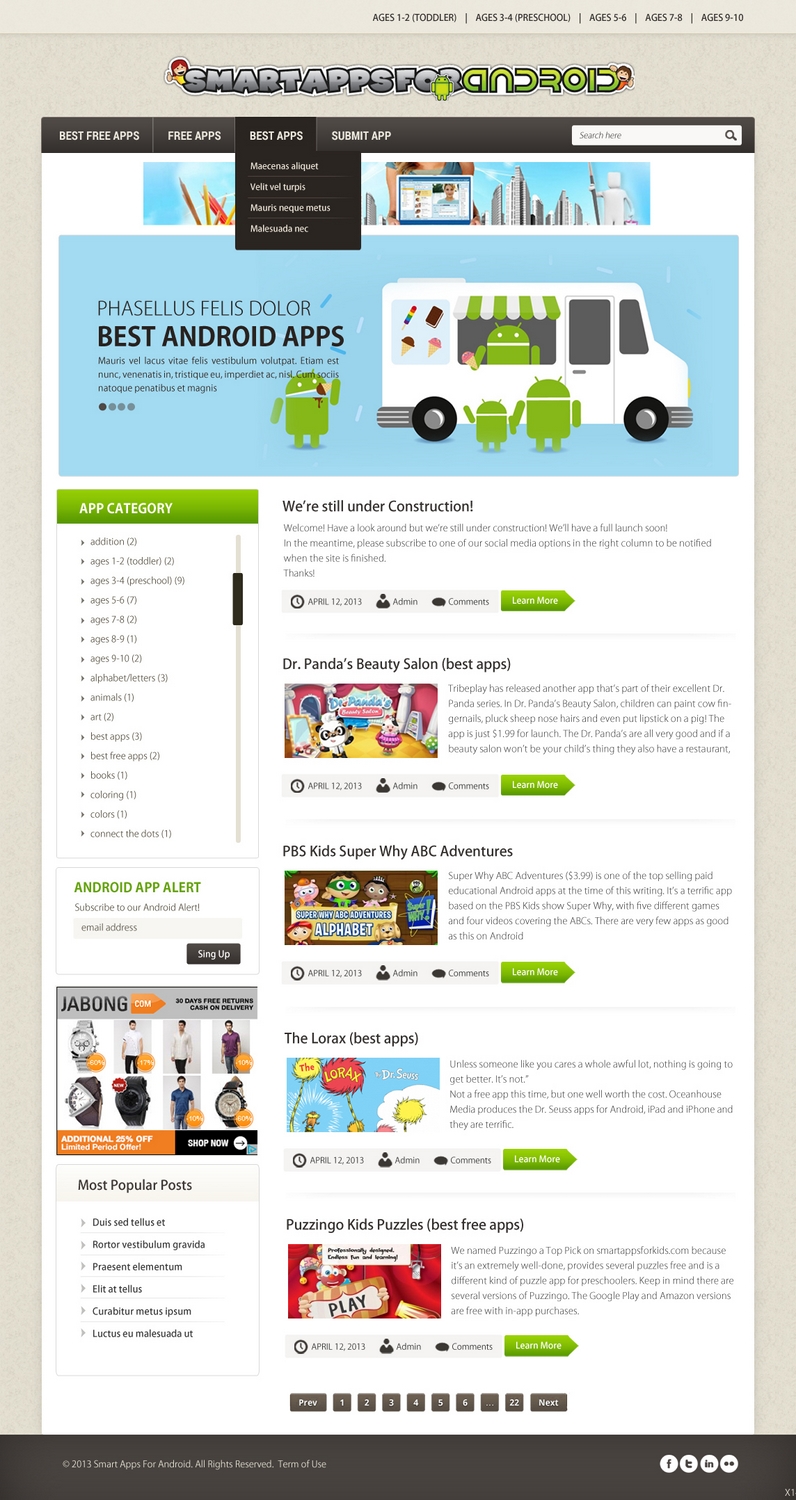 Wordpress Design by pb for this project | Design #1726019