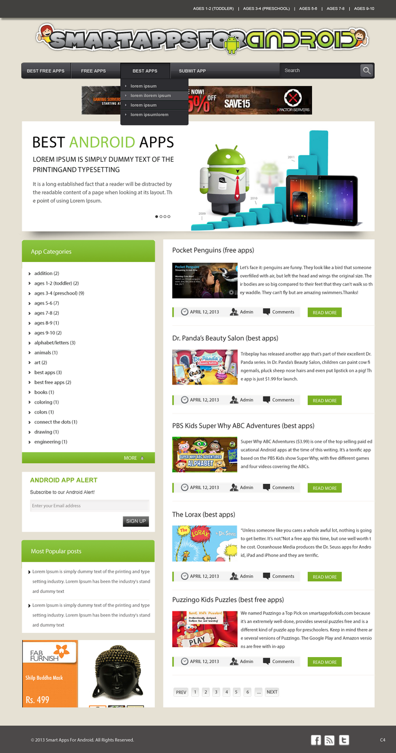 Wordpress Design by pb for this project | Design #1734167