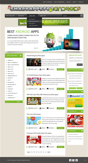 Wordpress Design by pb for this project | Design: #1745370