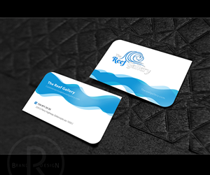The reef gallery saltwater aquarium store business card | Design de Carte de Visite par Rich_LHA