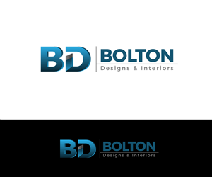 Logo Design by M.Pirs for Bolton Designs & Interiors, LLC | Design: #6570633