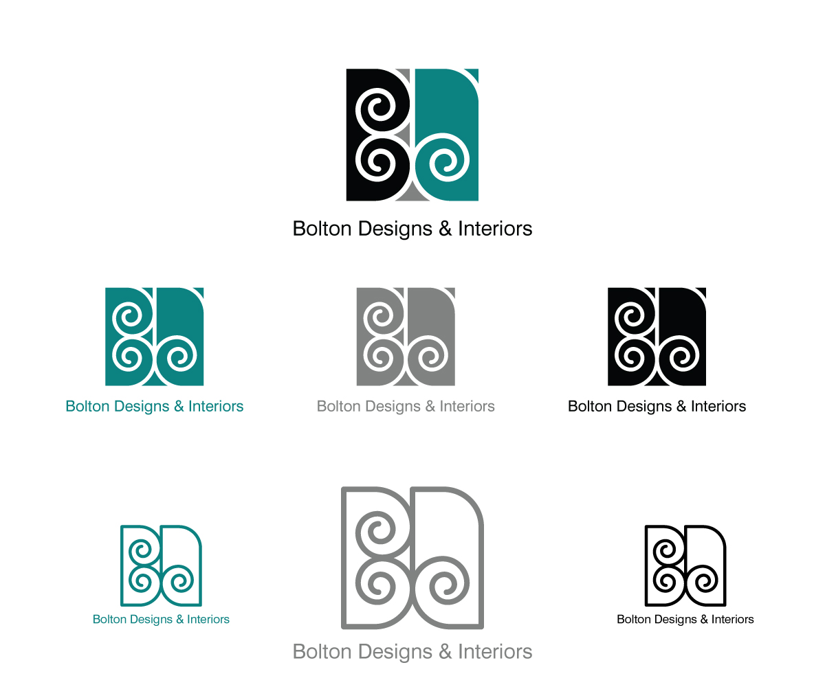 Logo Design by anshtoyj for Bolton Designs & Interiors, LLC | Design #6581383