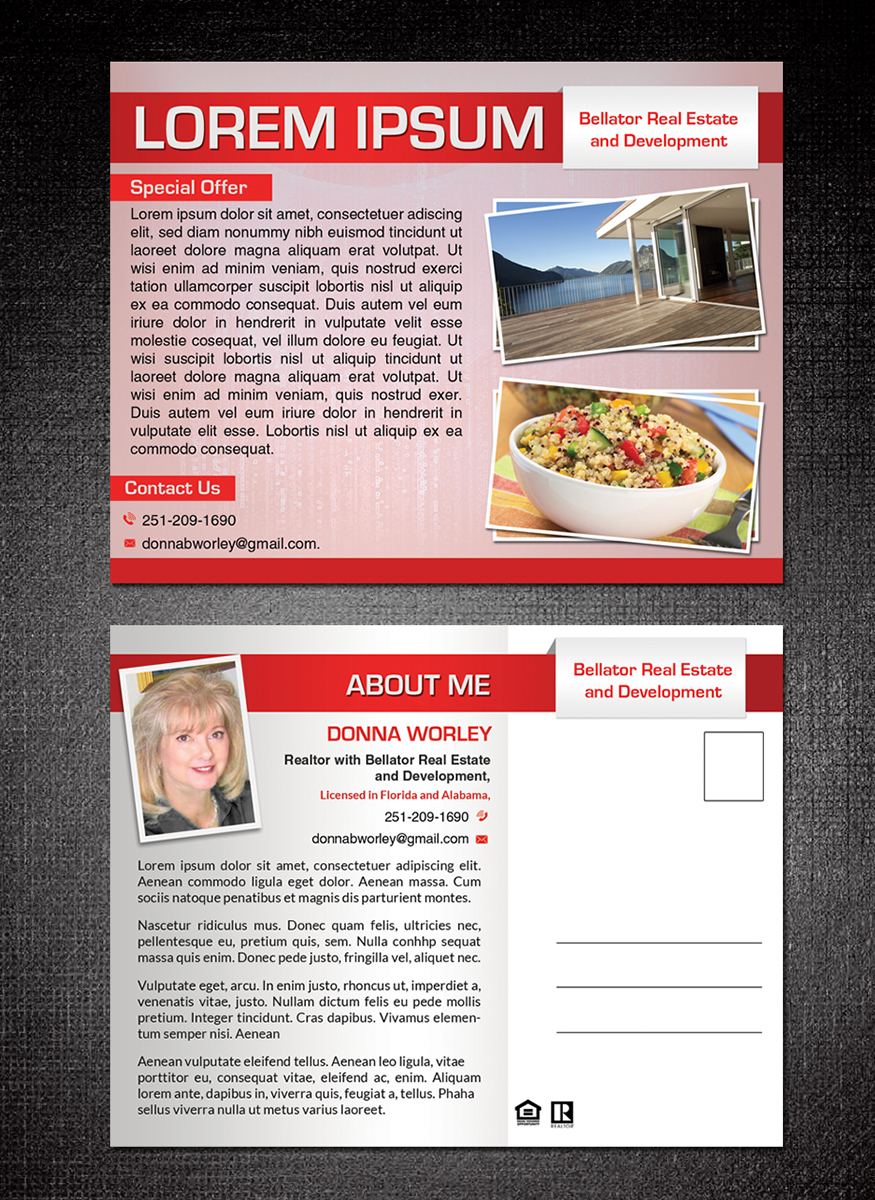 Postcard Design by creative.bugs for Worley Realty LLC | Design #6592019