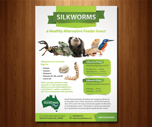 Flyer Silkworms For Sale  as a Healthy Feeder Insect