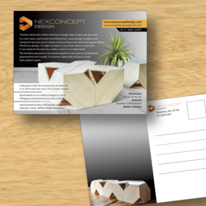 Postcard Design by visualkota for NexConcept | Design: #6817481