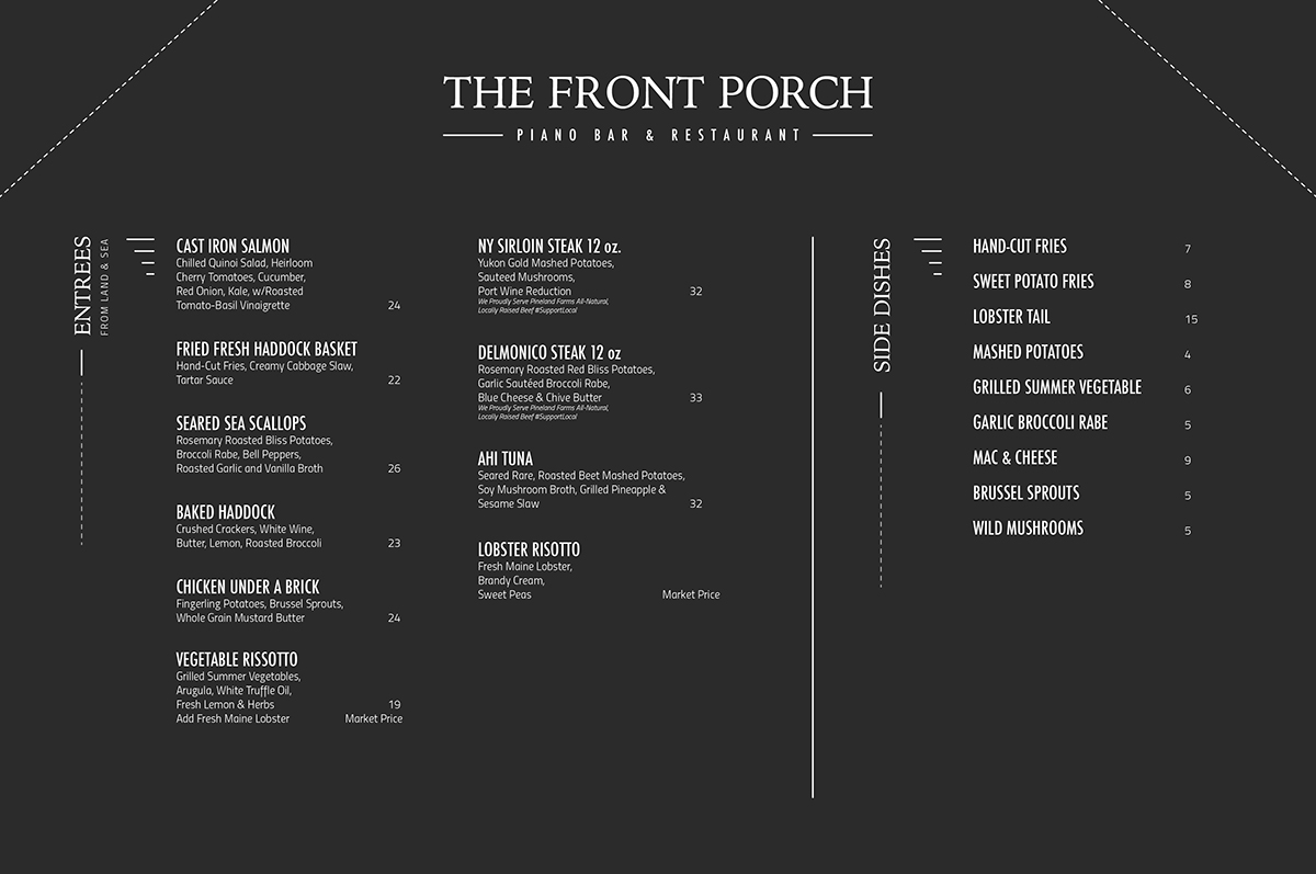 Menu Design by dongkrak studio for Wescott Enterprises LLC | Design #6566829